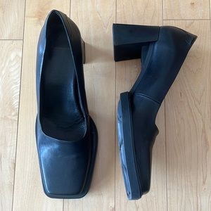 Vagabond Black Leather Loafers SOLD